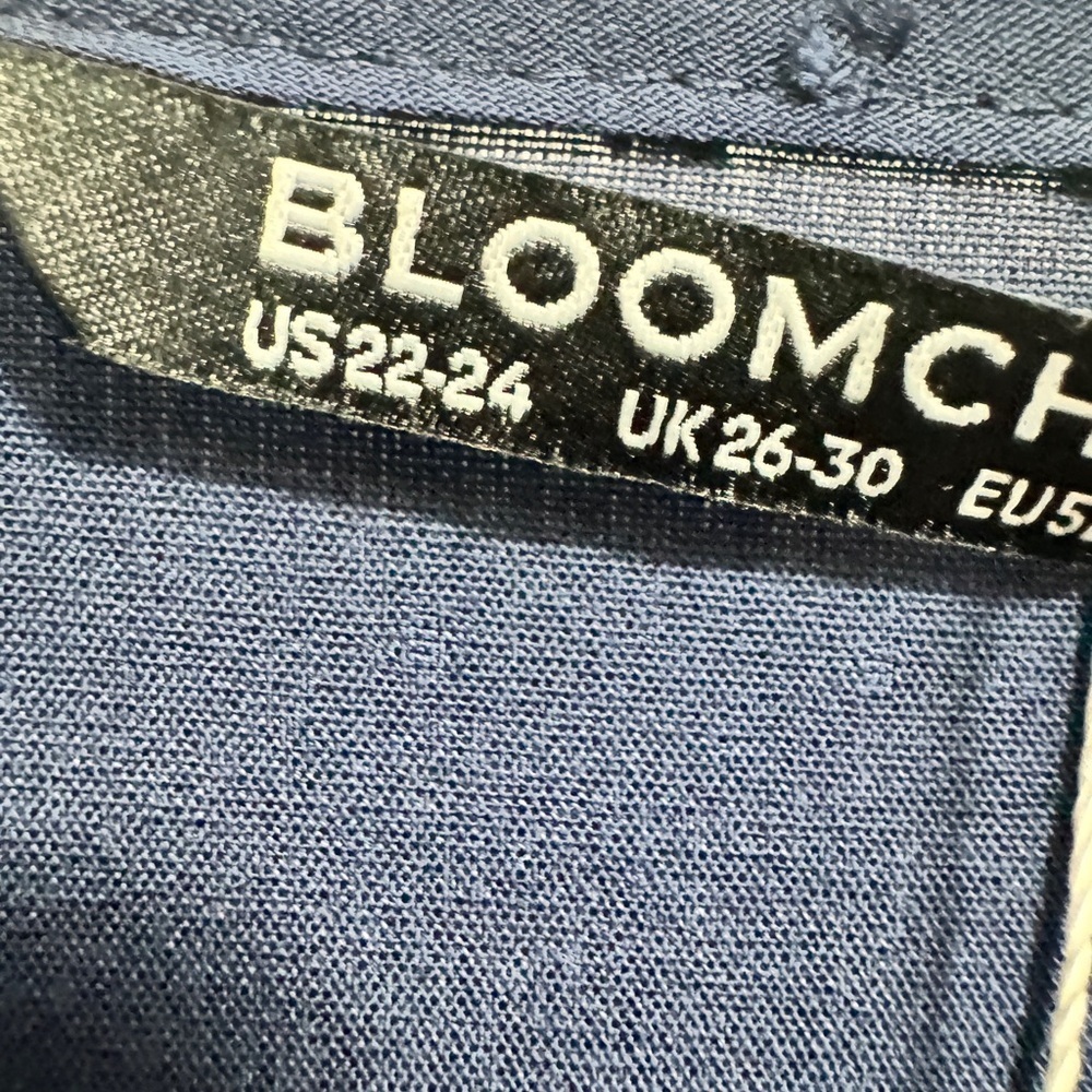 Bloomchic Long Sleeve Midi Dress Navy - Picture 5 of 11